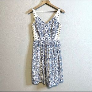 Antonio Melani Floral Embroidered Sun Dress